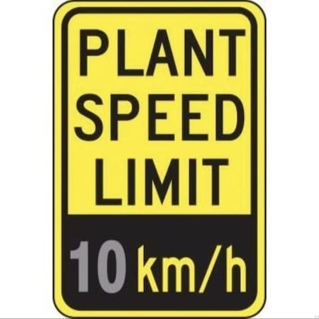 Accuform SPEED LIMIT SIGN PLANT SPEED LIMIT FRR47832DP FRR47832DP